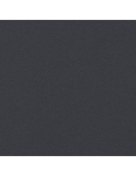 Cuscino Rotondo Nero Ø 60x11 cm in Tessuto Oxford