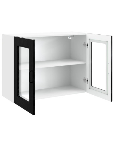 Mobile da cucina con porta Kalmar Rovere Nero 80 x 31 x 60 cm