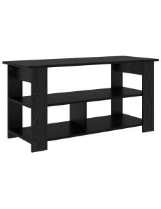 Supporto TV Rovere Nero 100 x 40 x 50 cm 2