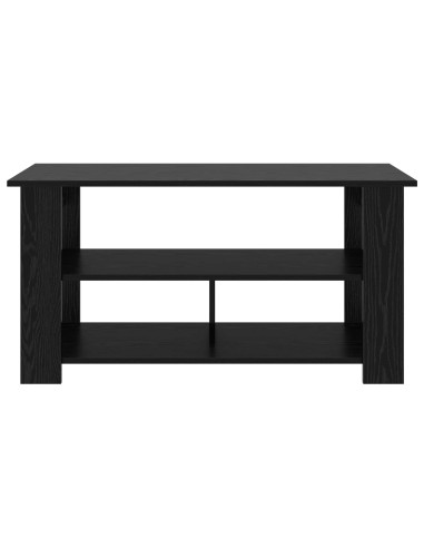 Supporto TV Rovere Nero 100 x 40 x 50 cm