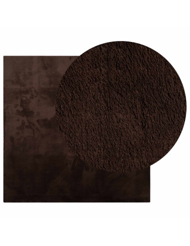 Tappeti per area Quadrato HUARTE Marrone 120 x 120 cm