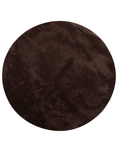 Tappeti per area Rotondo HUARTE Marrone Ø 100 CM Poliestere