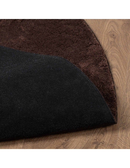 Tappeti per area Rotondo HUARTE Marrone Ø 100 CM Poliestere