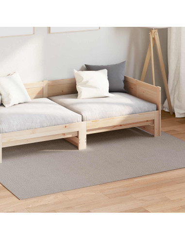 Tappeti per area LUGO Crema e Taupe 170 x 120 cm Poliestere