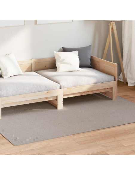 Tappeti per area LUGO Crema e Taupe 170 x 120 cm Poliestere