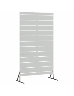 Schermo per Privacy Grigio 100 x 50 x 180 cm Acciaio 2