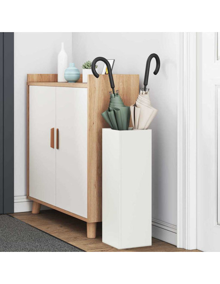 Supporto per Ombrellone Bianco 15,5 x 15,5 x 49 cm Metallo