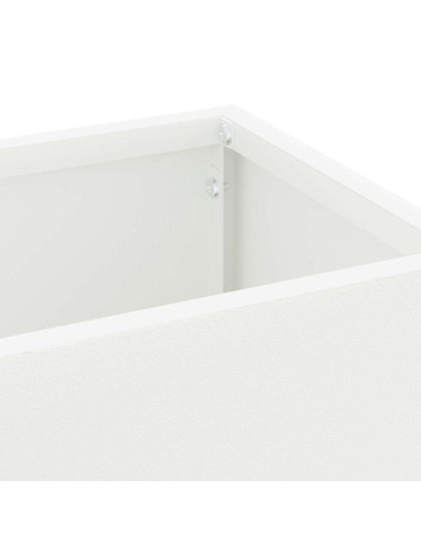 Supporto per Ombrellone Bianco 15,5 x 15,5 x 49 cm Metallo