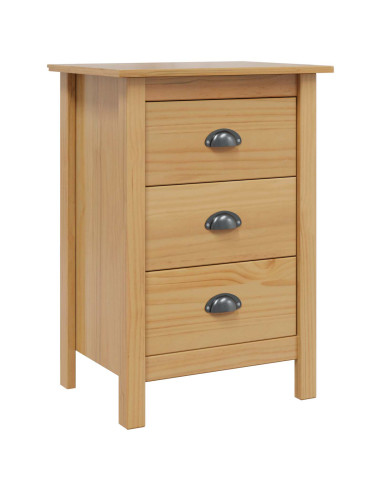 Armadio da Notte con cassetto Marrone miele 46 x 35 x 65 cm