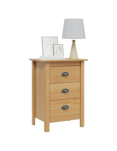 Armadio da Notte con cassetto Marrone miele 46 x 35 x 65 cm