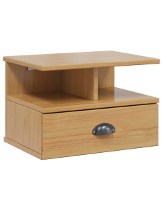 Armadio da Notte con cassetto Marrone miele 40 x 31 x 27 cm 2