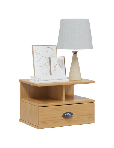 Armadio da Notte con cassetto Marrone miele 40 x 31 x 27 cm