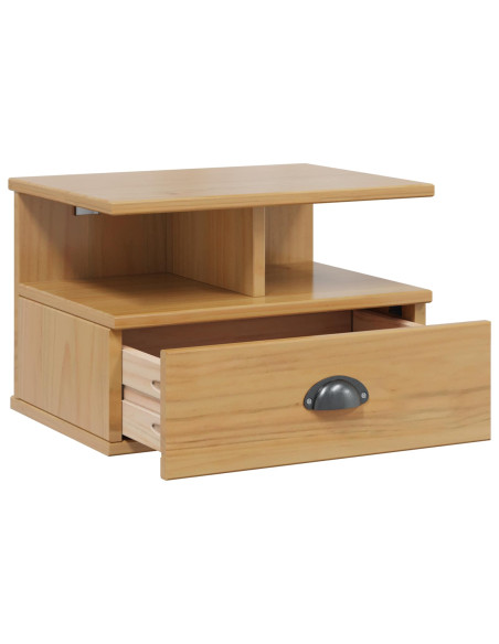 Armadio da Notte con cassetto Marrone miele 40 x 31 x 27 cm