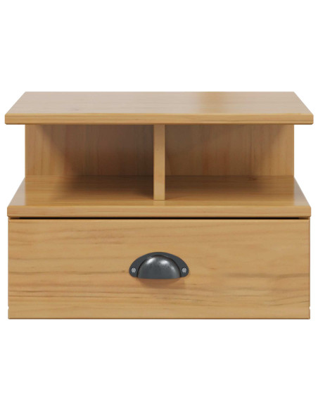 Armadio da Notte con cassetto Marrone miele 40 x 31 x 27 cm