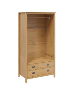 Guardaroba con cassetto Marrone miele 84 x 50 x 170 cm 2