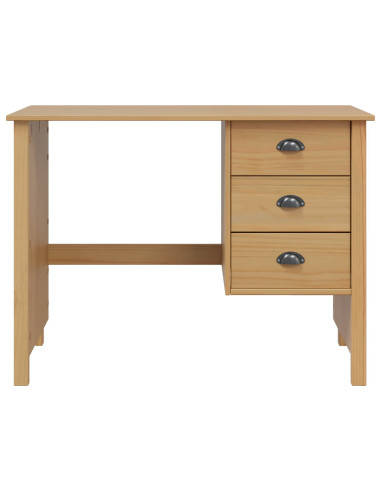 Scrivania con Cassetti Marrone miele 100 x 45 x 74 cm