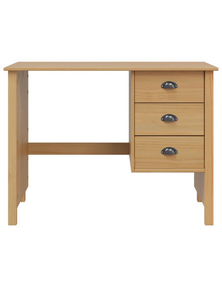 Scrivania con Cassetti Marrone miele 100 x 45 x 74 cm