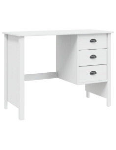 Scrivania con Cassetti con cassetto Bianco 100 x 45 x 74 cm 2