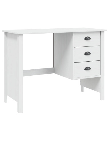 Scrivania con Cassetti con cassetto Bianco 100 x 45 x 74 cm