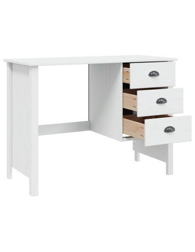 Scrivania con Cassetti con cassetto Bianco 100 x 45 x 74 cm