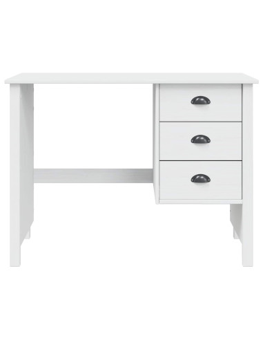 Scrivania con Cassetti con cassetto Bianco 100 x 45 x 74 cm