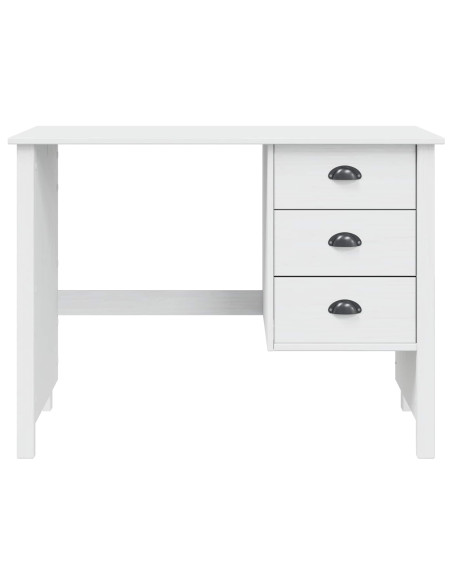 Scrivania con Cassetti con cassetto Bianco 100 x 45 x 74 cm