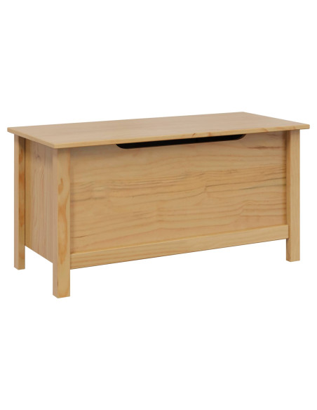 Scatola di Stoccaggio Marrone miele 90 x 40 x 45 cm
