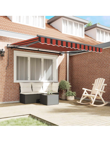 Tenda Retrattile arancione e marrone 300 x 250 cm