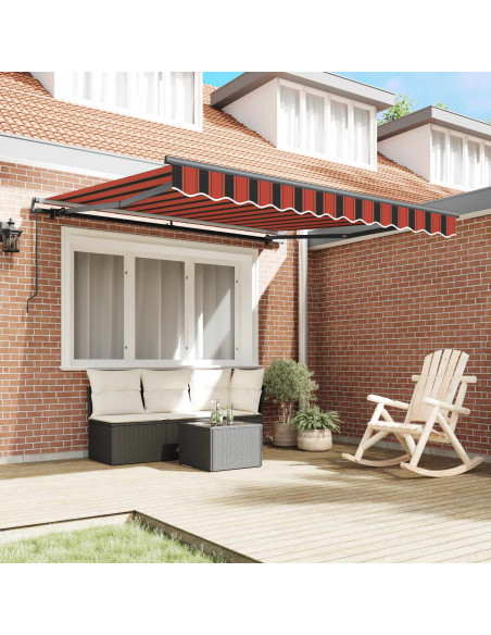 Tenda Retrattile arancione e marrone 300 x 250 cm