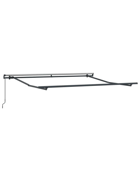 Tenda Retrattile Bianco 350 x 250 cm Poliestere e Acciaio