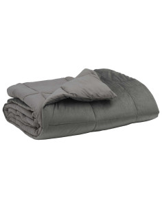 Piumone Completo Annuale Grigio chiaro 135 x 200 cm Microfibra 2