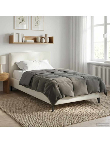 Piumone Completo Annuale Grigio chiaro 135 x 200 cm Microfibra