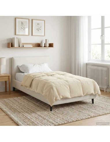 Piumone Completo Annuale Crema 140 x 220 cm Microfibra