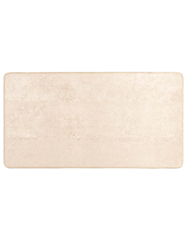 Tappeto Stampa Crema 150 x 100 cm Poliestere e PVC