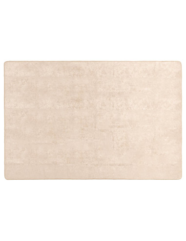 Tappeto Stampa Crema 170 x 120 cm Poliestere e PVC