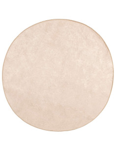 Tappeto Stampa Crema Ø 120 cm Poliestere e PVC 2