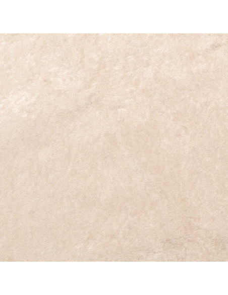 Tappeto Stampa Crema Ø 120 cm Poliestere e PVC