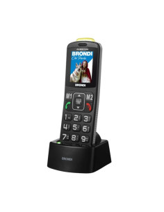 CELLULARE BRONDI AMICO FLASH DUOS BLACK ITALIA