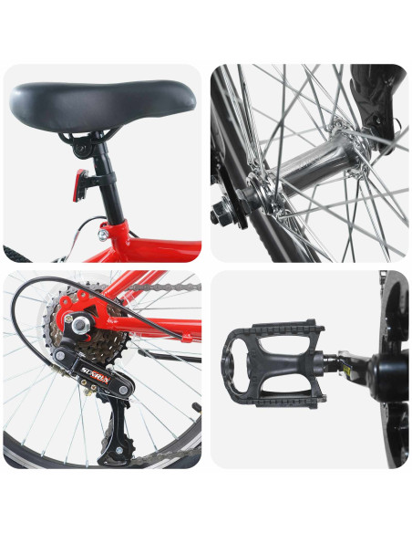 Bicicletta per Bambini 20 Pollici 6-Speed
