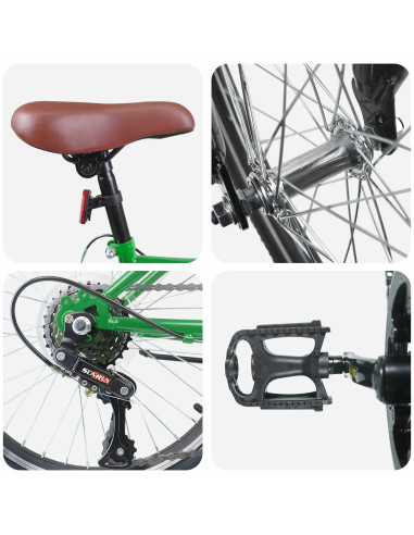 Bicicletta per Bambini 20 Pollici 6-Speed