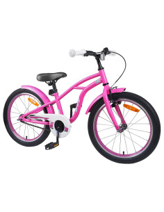 Bicicletta per Bambini 22 Pollici 7-12 Rosa scuro 2