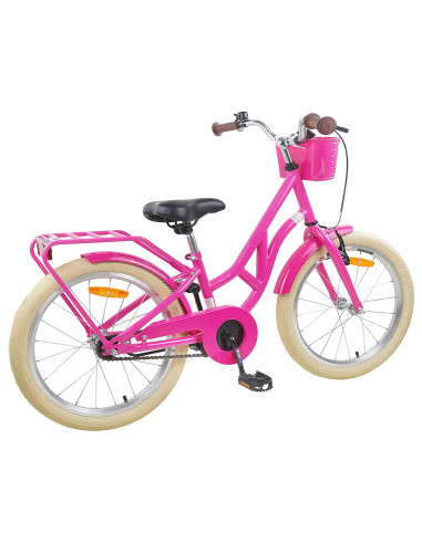 Bicicletta per Bambini 24 Pollici per 8-12 anni Rosa scuro