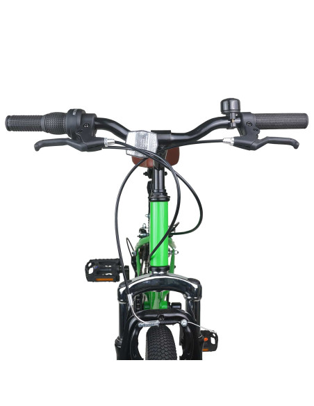 Kids Mountain Bike 24 Pollici 6-Speed per 8-12 anni Verde