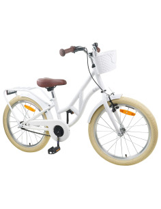 Bicicletta per Bambini 24 Pollici per 8-12 anni Bianco 2
