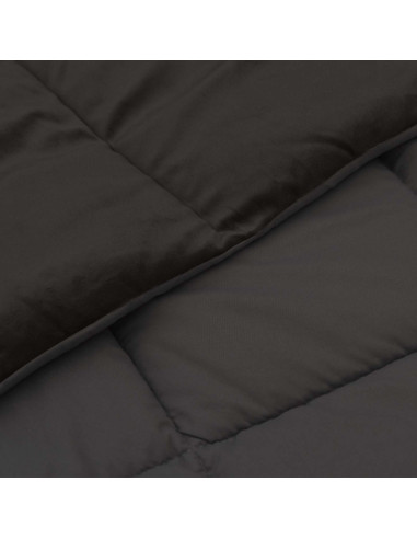 Duvet Estivo Trapuntato Antracite 200 x 200 cm Microfibra