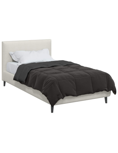 Duvet Estivo Trapuntato Antracite 135 x 220 cm Microfibra