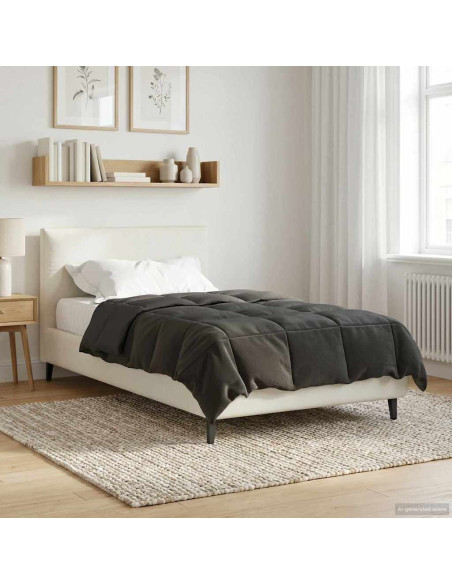 Duvet Estivo Trapuntato Antracite 135 x 220 cm Microfibra