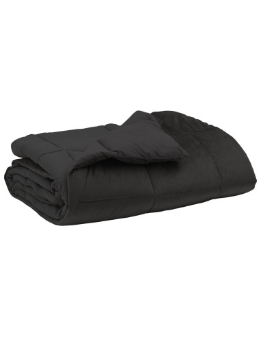 Duvet Estivo Trapuntato Antracite 220 x 240 cm Microfibra