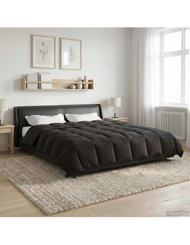 Duvet Estivo Trapuntato Antracite 220 x 260 cm Microfibra