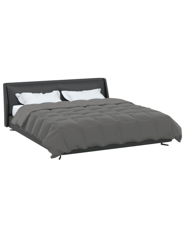 Duvet Estivo Trapuntato Grigio chiaro 200 x 220 cm Microfibra